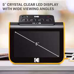 KODAK SLIDE N SCAN Film and Slide Scanner with Large 5â LCD Screen, Convert Color & B&W Negatives & Slides 35mm, 126, 110 Film Negatives & Slides to - Additional view 8