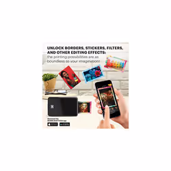 KODAK Step Instant Printer | Bluetooth/NFC Wireless Photo Printer with ZINK Technology & KODAK App for iOS & Android (Black)