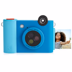 Kodak Smile+, 50.8 x 76.2 mm, Blue, Filter, MicroSD (TransFlash), 5 MP, Auto