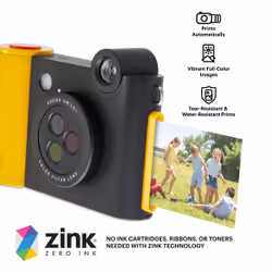 Kodak Smile+ 50.8 x 76.2 mm Black, Yellow - Additional view 4