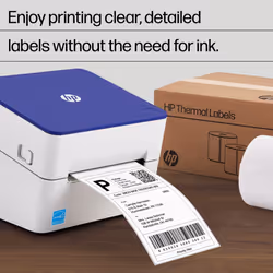 HP 4  x 6  Direct Thermal Shipping Labels  2 Rolls 250 Sheets per Roll  Multipurpose Thermal Labels for Personal or Business Use  Compatible with HP a