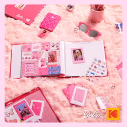 Kodak x Barbie Colorful & Decorative Barbie-Themed Sticker Frames for Barbie Instant 2x3  ZINK Zero Ink Photo Paper - 20 Iconic Barbie Frames for Deco