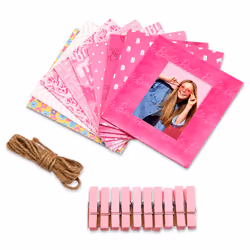 Kodak x Barbie Colorful & Decorative Barbie-Themed Hanging Square Frames for Zink 2x3 Photo Projects - 10 Iconic Barbie Fram ...