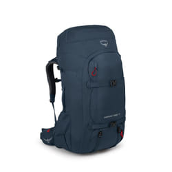 Osprey Farpoint Trek 75L Mens Travel Backpack  Muted Space Blue  One Size