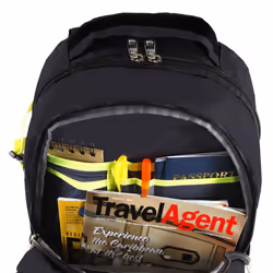 Fila Vertex Tablet and Laptop Backpack  Black/NEON  One Size