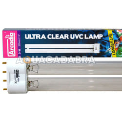 ARCADIA UV BULB GENUINE UVC LAMP FILTER TUBE SPARE ULTRA VIOLET CLEAR FISH POND - Arcadia 24W PLL UV Bulb