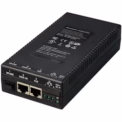 Microchip Technology PD-9501GCS/AC-UK, Gigabit Ethernet, 10,100,1000 Mbit/s, IEEE 802.3af, IEEE 802.3at, IEEE 802.3bt, Black, ...