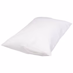 Amazon Basics Queen Pillowcase with Zipper 100% Cotton Hypoallergenic Pillow Protector White (31 x 21 Inches) Pillows Not ...