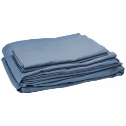 Amazon Basics Full/Queen Comforter Set with Sheets  5-Piece Gray Leaf Bedding  Lightweight Microfiber Bed-in-a-Bag