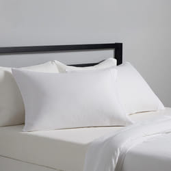 Amazon Basics King Pillow Cases Set of 2 - Lightweight  Super Soft Easy Care Microfiber  Bright White  40"" L x 20"" W  Pillows Not Included