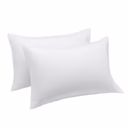 Amazon Basics King Pillow Cases Set of 2 - Lightweight  Super Soft Easy Care Microfiber  Bright White  40"" L x 20"" W  Pillows Not Included