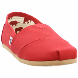 TOMS Men's TOMS CLASSIC CASUAL SHOES 8 (RED CANVAS )