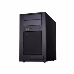 Silverstone TJ08B-E, Micro Tower, PC, Black, micro ATX, Mini-DTX, Mini-ITX, 1x 180 mm, 210 mm