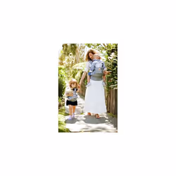 Baby Doll Carrier, Toddler Backpack for Dolls & Cuddly Toy for Children (1 -3 yrs), 100% Cotton, Galaxy Grey
