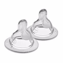 MAM Bottle Nipples Medium Flow Nipple Level 2 (Set of 2), for 2+ Months, SkinSoft Silicone Nipples for Baby Bottles, Fits All ...