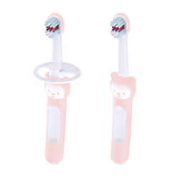 MAM Baby Toothbrushes (2 Baby's Brushes and 1 Safety Shield)  Toothbrushes with Brushy The Bear Character  Interactive App  f ...