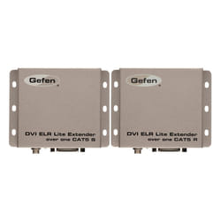 Gefen EXT-DVI-1CAT5-SR AV extender AV transmitter & receiver Grey