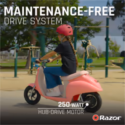 Razor Pocket Mod Capri24V Electric Girl Pink Scooter For 13 Years +