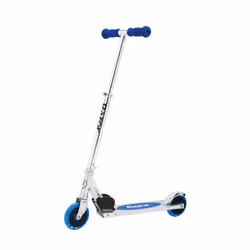 Razor A125 Anodized Aluminum Kick Push Scooter w/ Adjustable Handlebars, Blue