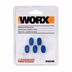 WORX WA0198 Landroid 5Piece Outdoor Rated Wire Connectors Blue