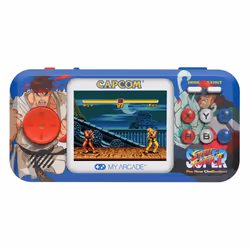 My Arcade Super Street Fighter II Pocket Player Pro, Multicolour, D-pad, Home button, Start button, 6.98 cm (2.75"), 3.5 mm, ...