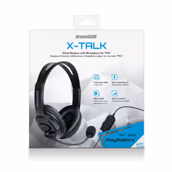 dreamGEAR X-TALK ONE, Wired, Gaming, Headset, Black