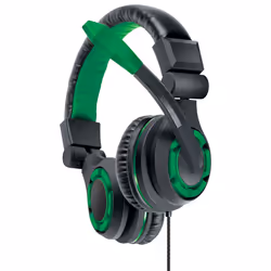 dreamGEAR GRX-340, Wired, Gaming, 20 - 20000 Hz, Headset, Black, Green