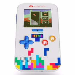 My Arcade Tetris Go Gamer, Multicolour, D-pad, Home button, Start button, 6.35 cm (2.5"), 3.5 mm, USB/Battery, AAA