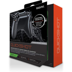 Bionik Quickshot Custom Rubber Grips with Dual Setting Trigger Lock (Xbox One)