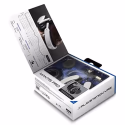 BIONIK Mantis Pro Headphones Wired Head-band Gaming Black, White