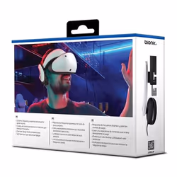 BIONIK Mantis Pro Headphones Wired Head-band Gaming Black, White