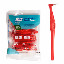Interdental Brushes Angle Red 0.5 mm Pack of 25