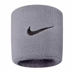 Nike Swoosh Wristbands (Grey Heather/Black Osfm)