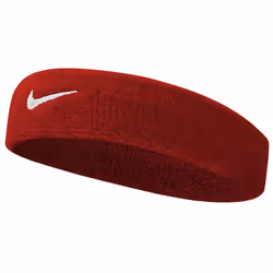 Nike Swoosh Headband | Sports Sweatband - One Size, Varsity Red/White