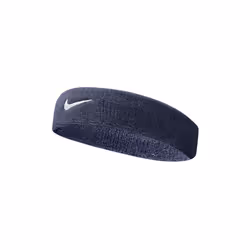 Nike Swoosh Headband | Sports Sweatband - One Size, Obsidian/White