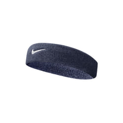 Nike Swoosh Headband | Sports Sweatband - One Size, Obsidian/White