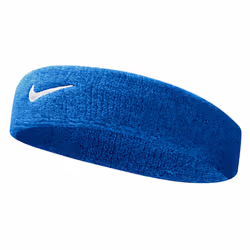 Nike Swoosh Headband | Sports Sweatband - One Size, Royal Blue/White
