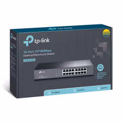 TP-Link 16-Port 10/100Mbps Desktop/Rackmount Network Switch - Additional view 4
