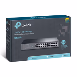 TP-Link TL-SF1024D network switch Unmanaged Fast Ethernet (10/100) Grey - Additional view 4