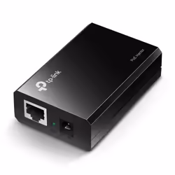 TP-Link PoE Injector, Gigabit Ethernet, 10,100,1000 Mbit/s, IEEE 802.3af, Black, 48 V, FCC, CE