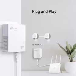 TP-Link TL-PA7017 KIT PowerLine network adapter 1000 Mbit/s Ethernet LAN White 2 pc(s) - Additional view 6