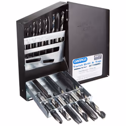 Champion Cutting Tool TD18XL Brute Platinum NC Tap and Drill Set 18 Piece