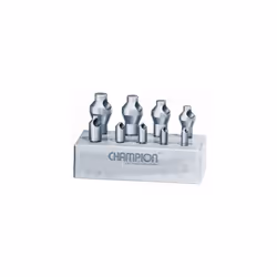 Champion CSK-SET-1 Zero Flute 82-Degree Countersink Set 9-Piece
