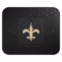 FANMATS - 9993 NFL New Orleans Saints Vinyl Utility Mat Black 14""x17""