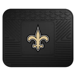 FANMATS - 9993 NFL New Orleans Saints Vinyl Utility Mat Black 14""x17""