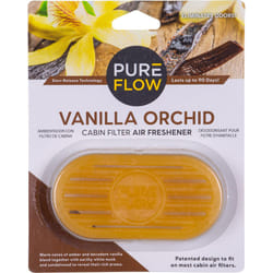 Pureflow Cabin Filter Air Freshener with Odor Eliminator - Fits on Most Car  Truck  and SUV Cabin Air Filters - Vanilla Orchid (1 Pack)