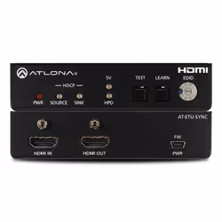 Atlona ATETUSYNC, 4096 x 2160 pixels, 2048 x 1080,3840 x 2160,4096 x 2160, 18 Gbit/s, DTS, LPCM, PCM, Black, CE, FCC CE, FCC, ...