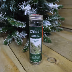 6 Scentsicles Scented Hanging Ornaments Sticks - White Winter Fir