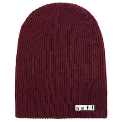 NEFF mens Daily Beanie  Warm  Slouchy  Soft Headwear Beanie Hat  Maroon  One Size US