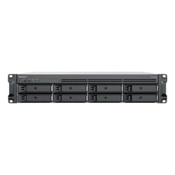 Synology RackStation RS1226RP+ NAS/storage server Rack (2U) AMD Ryzen V1500B 4 GB DDR4 0 TB Synology DSM Black